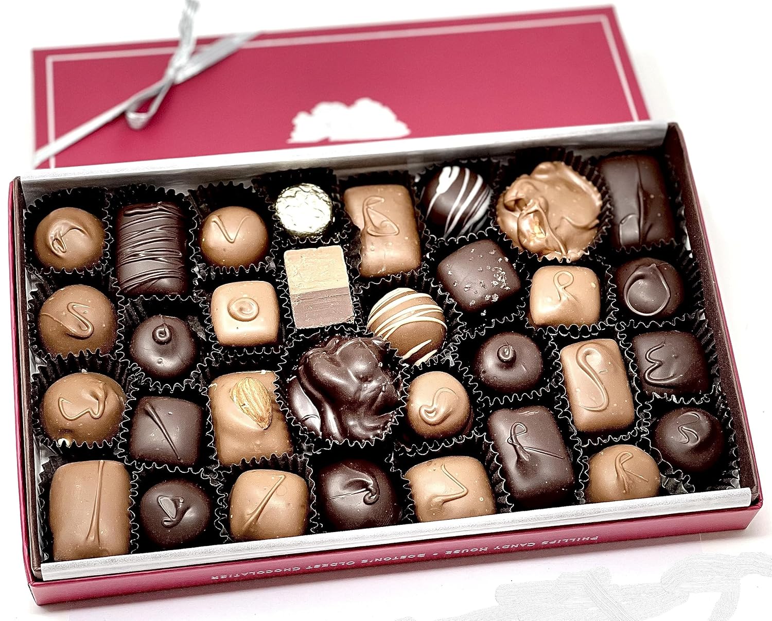 PHILLIPS CHOCOLATES Selección de leche y chocolate negro