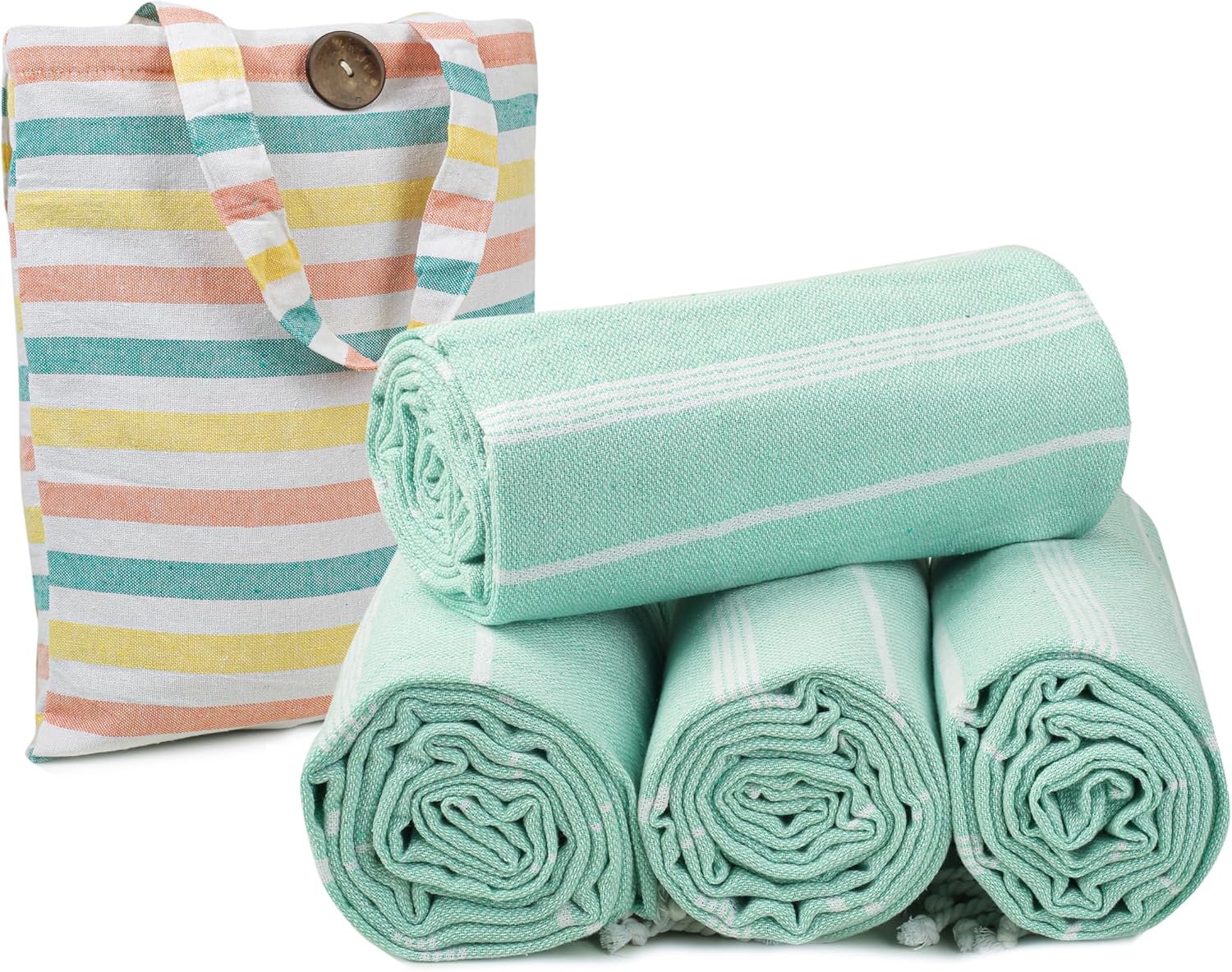 HILLFAIR Hammam – Toallas turcas de playa 100% algodón, 39 x 72 pulgadas, XXL, toallas de playa extragrandes para adultos, toallas de baño de playa
