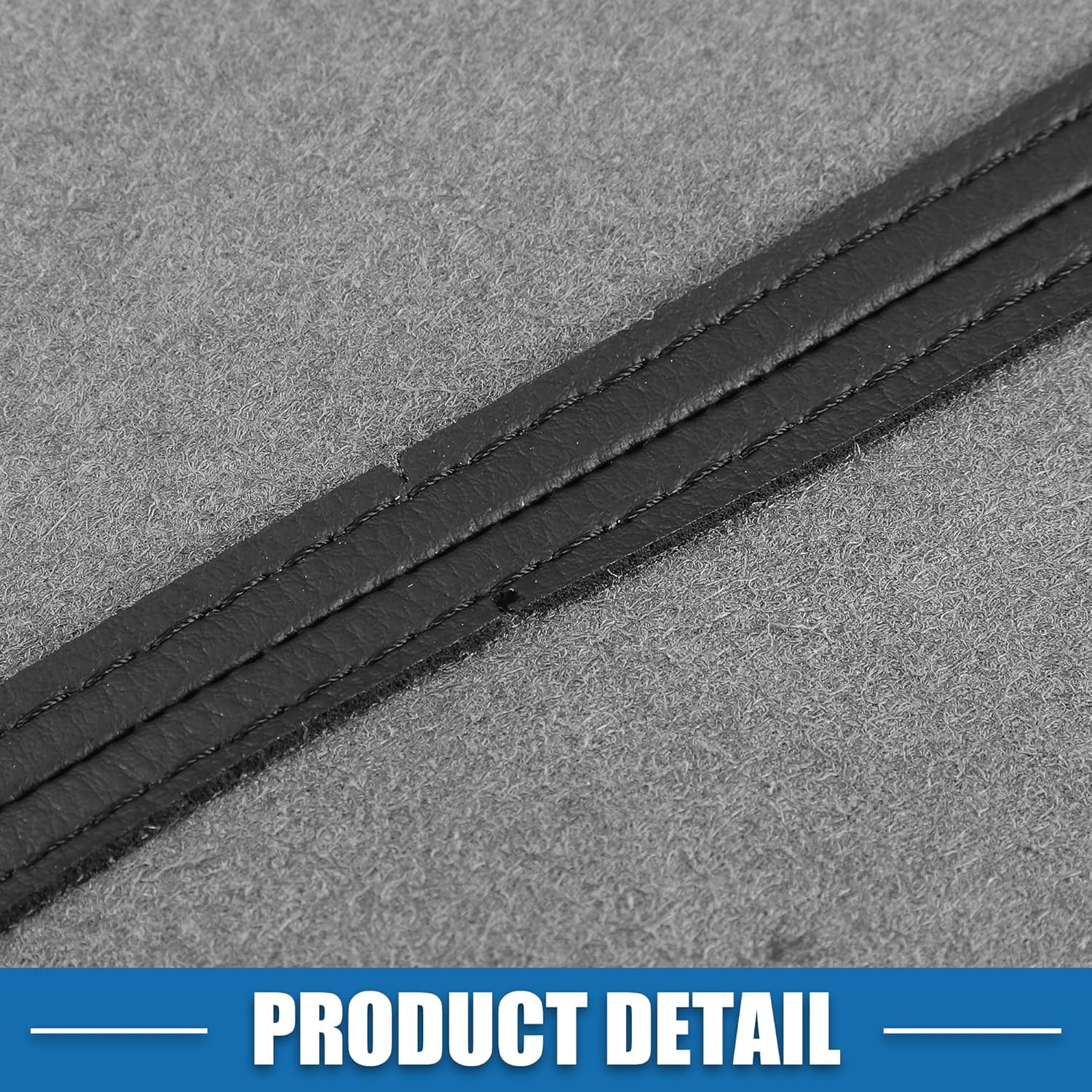 A ABSOPRO Panel de la puerta delantera del coche reposabrazos cubierta interior de la puerta trims para Acura RDX 2007-2012 negro 1 par