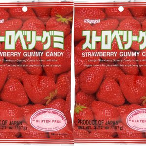 Kasugai Caramelo de gomitas de fresa 3.77oz (paquete de 2) Kasugai Caramelo de gomitas de fresa 3.77oz (paquete de 2)