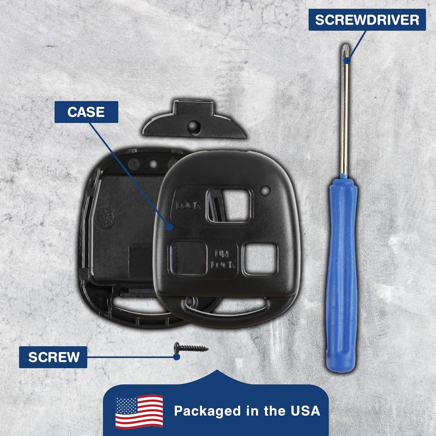KeylessOption Funda de repuesto para llavero 1997 1998 1999 2000 2001 2002 2003 2004 2005 2006 2007 2008 2009 2010 2011 2012 2013 2013 2010 2012
