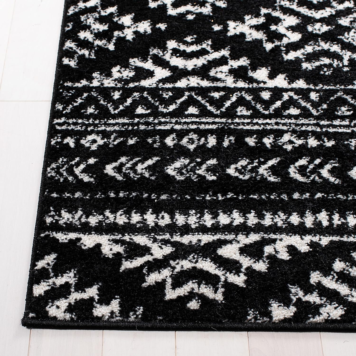SAFAVIEH – Tapete de estilo marroquí bohemio con diseño tribal de la colección Tulum para colocar en sala de estar, recibidor, vestíbulo, pasillo o
