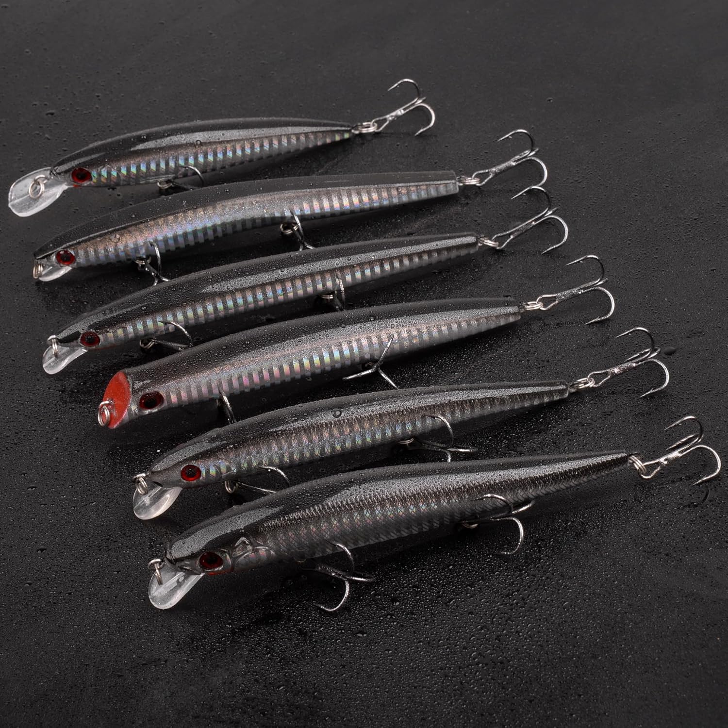 Kit de señuelo de pesca de surf Sriper Señuelo de agua salada Minnow Señuelos Jertbait Topwater Popper Plugs Buceo Cebos Duros Costa Rica Ocen Pesca