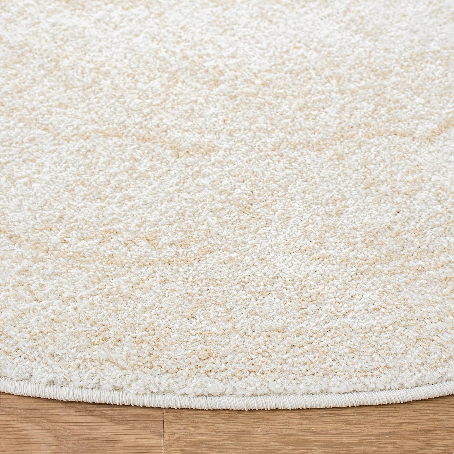 Safavieh – Colección Adirondack, 6 pies x 6 pies, redonda, color marfilbeige, ADR108E, Medallón Oriental – alfombra de área para sala, comedor,