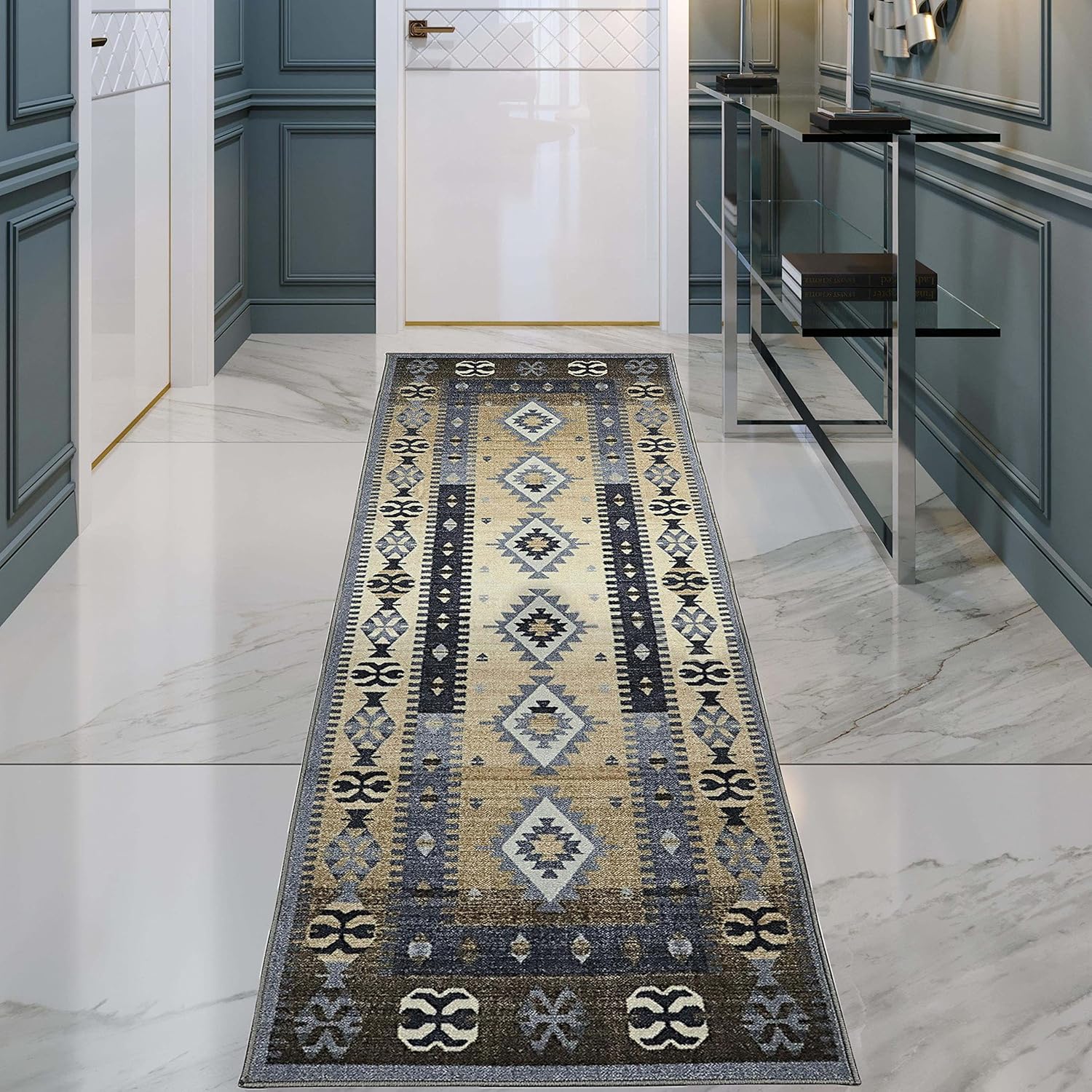 SUPERIOR Alfombras de área para dormitorio, casa de campo, cocina, entrada, cuarto de servicio, decoración de sala de estar, colección Motega, 2