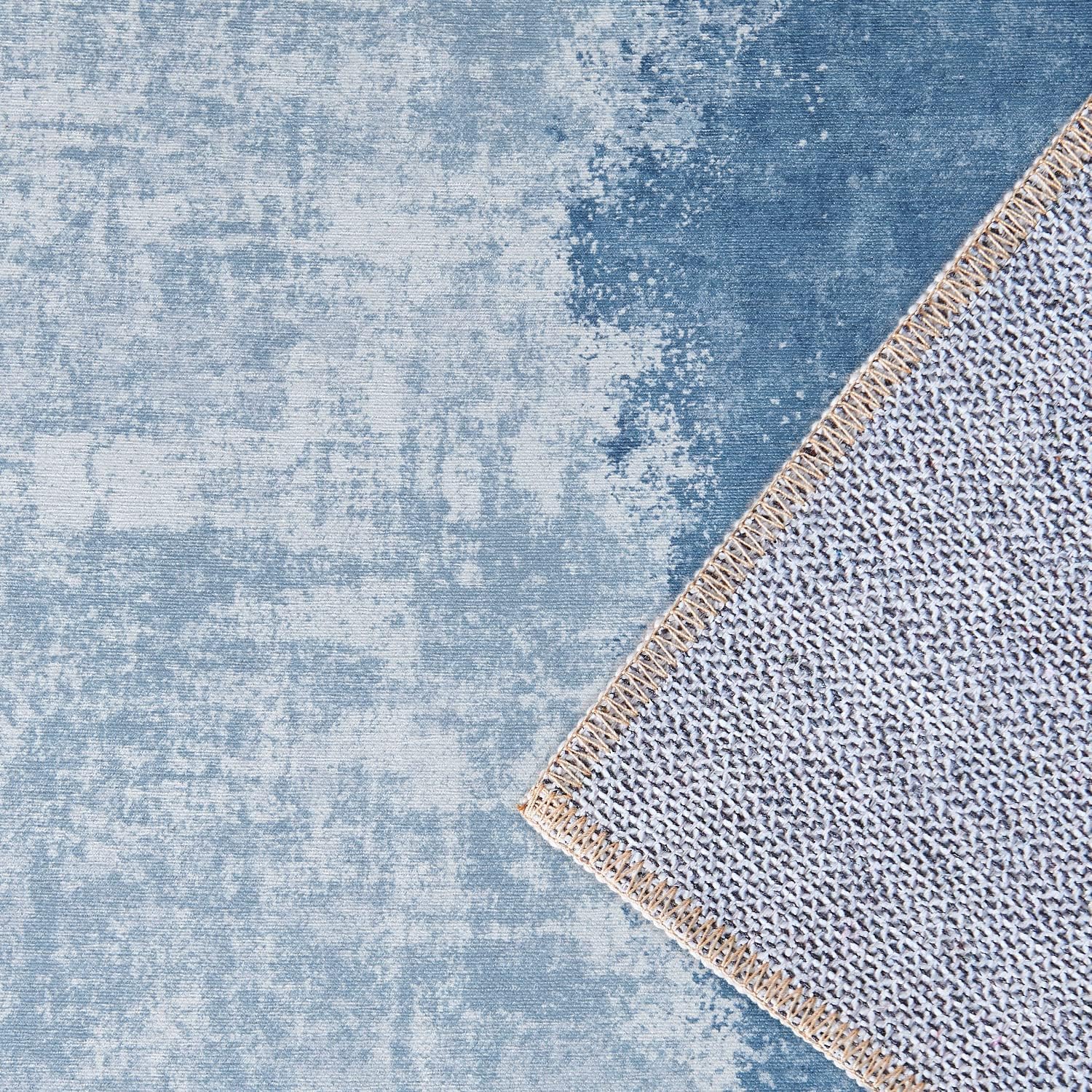 jinchan Alfombra de área lavable de 5 x 7 pies, moderna y abstracta, para interiores, contemporánea, alfombra fina para cocina, baño, alfombra suave