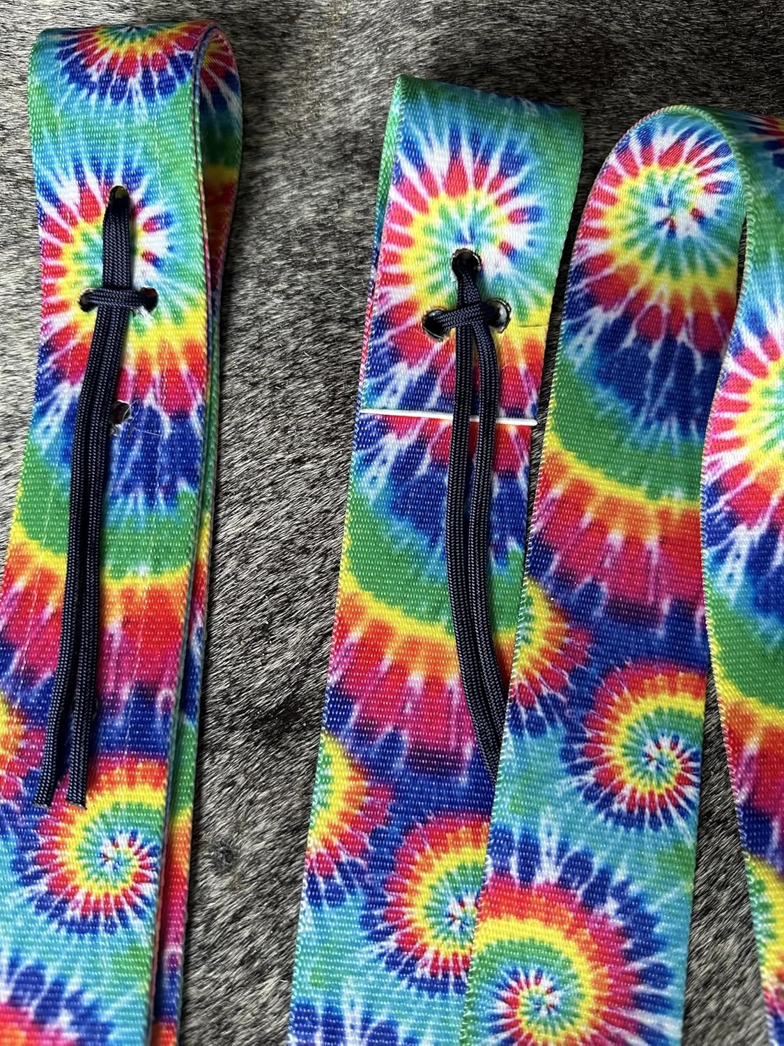 tie dye cinch strap set off billet and Latino