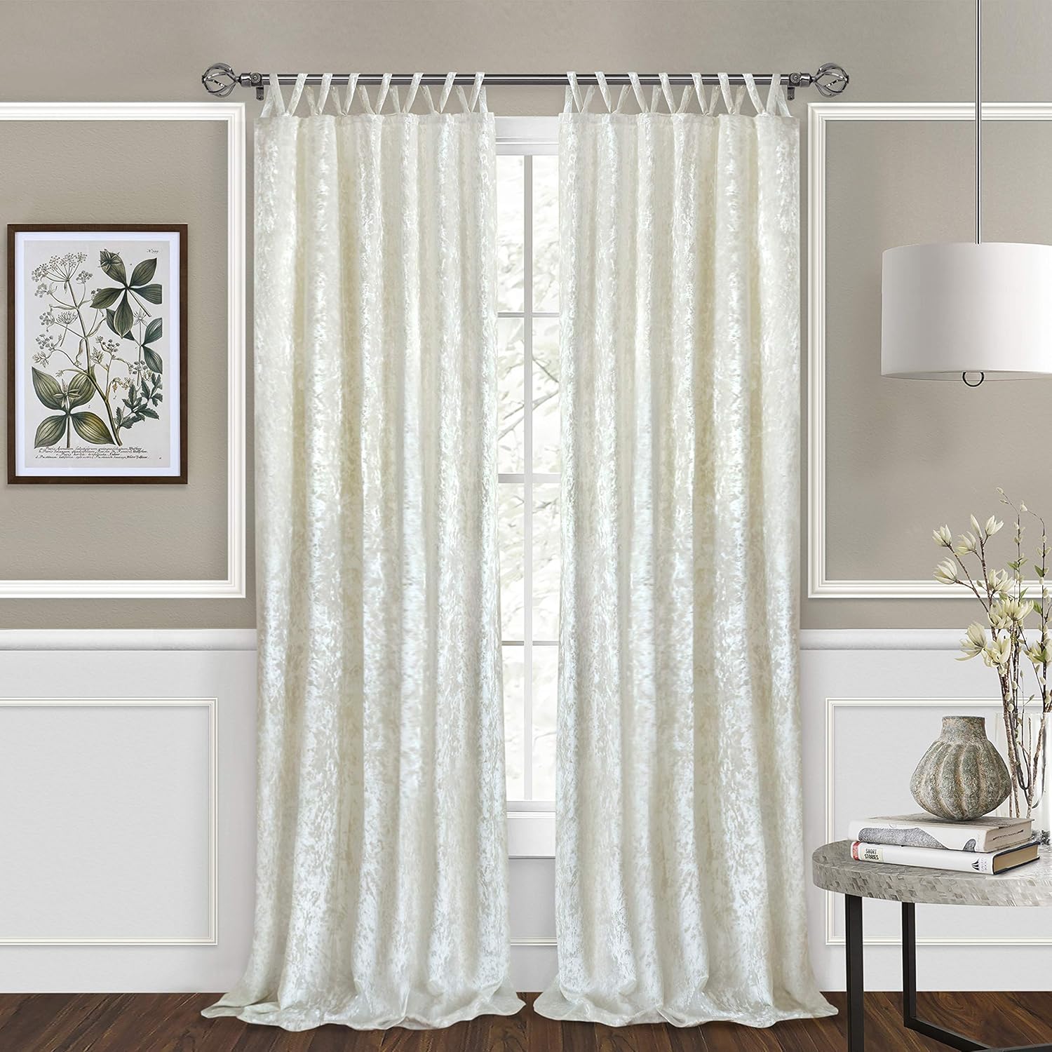 Achim Home Furnishings Harper Panel 50×63 – Blanco cremoso