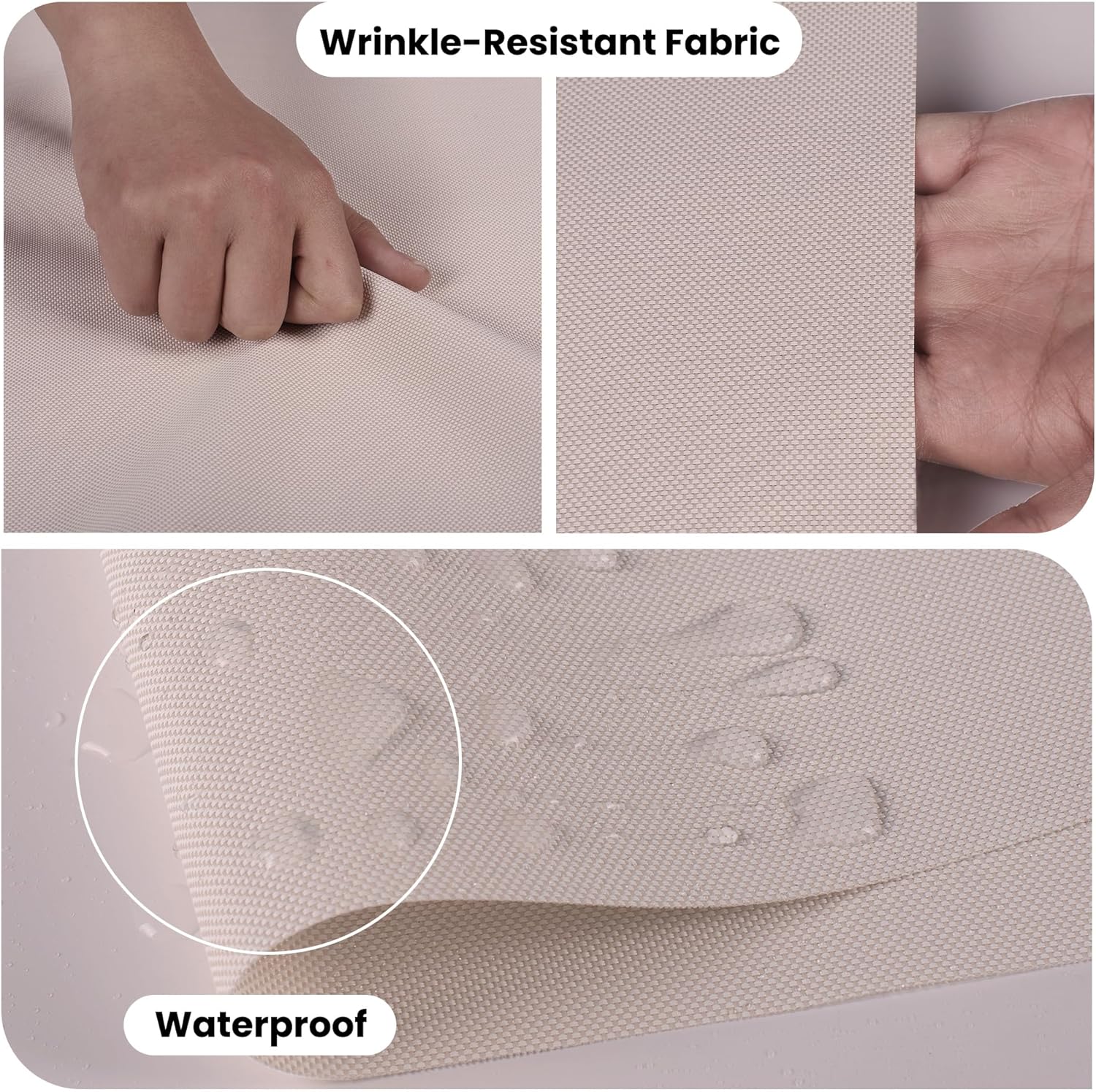 Sulugood Persianas enrollables con filtro de luz para ventanas, persianas enrollables de tela con aislamiento térmico, protección UV, fácil