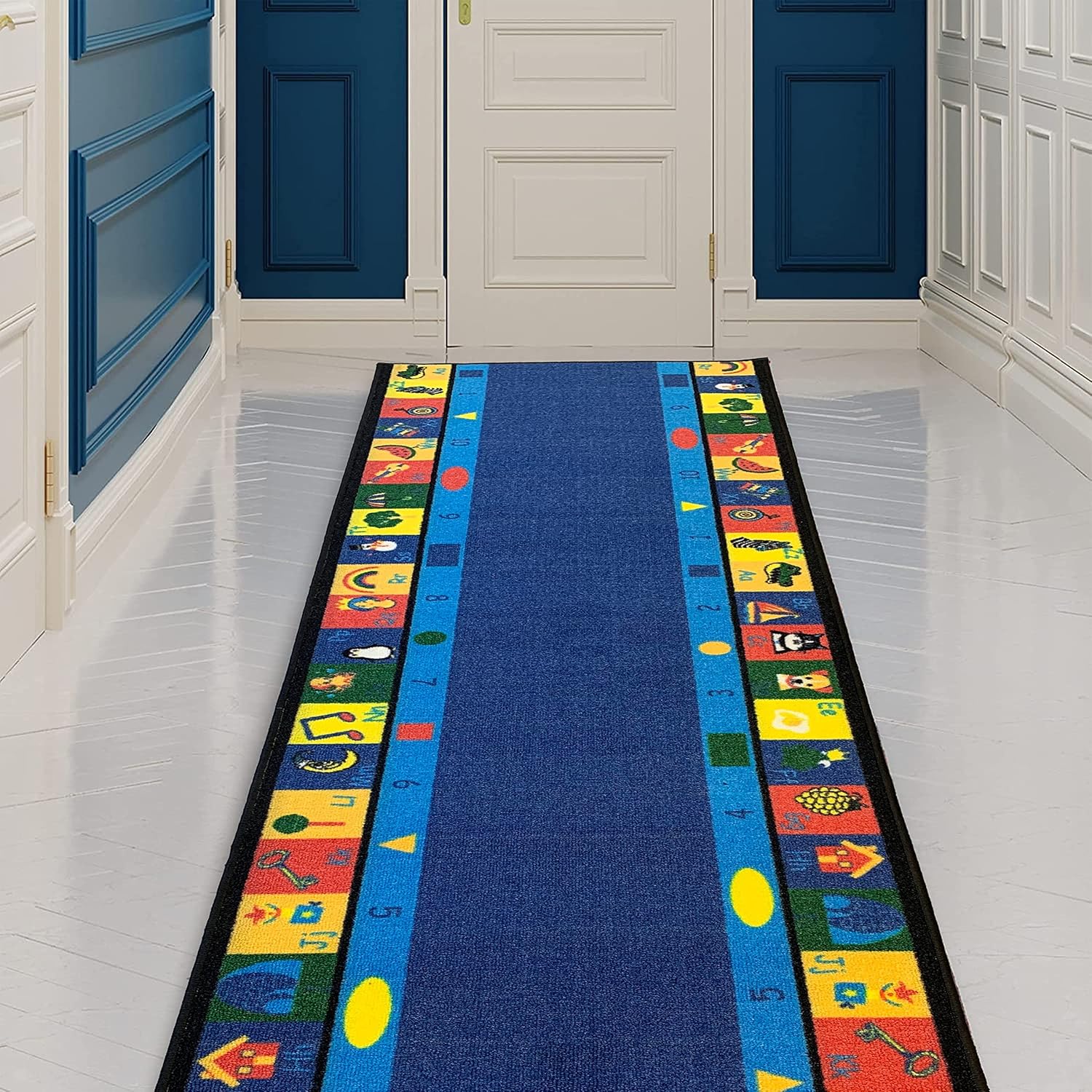 Alfombra de pasillo hecha a medida con respaldo de goma para cocina, vestíbulo, pasillo, entrada, elige tu longitud, tamaño de 26 pulgadas de ancho,