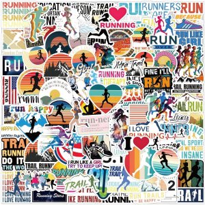 110 calcomanías deportivas para botellas de agua, laptop, equipaje, teléfono, vinilo impermeable para adolescentes y adultos, regalos para corredores 110 calcomanías deportivas para botellas de agua, laptop, equipaje, teléfono, vinilo impermeable para adolescentes y adultos, regalos para corredores