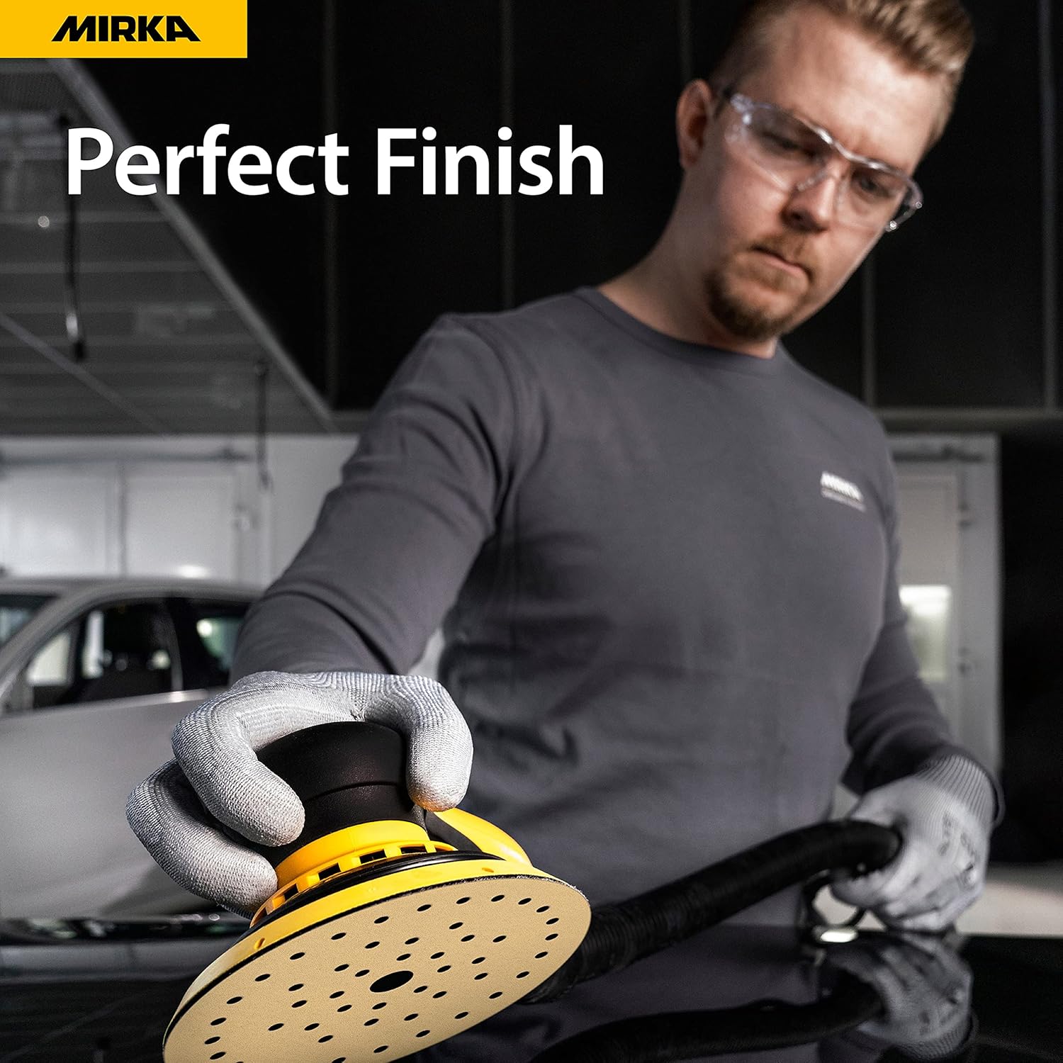 Mirka Gold Multifit – Paquete de 50 discos de lija de 6 pulgadas para lijadora orbital, papel de lija para madera, paneles de yeso, metal