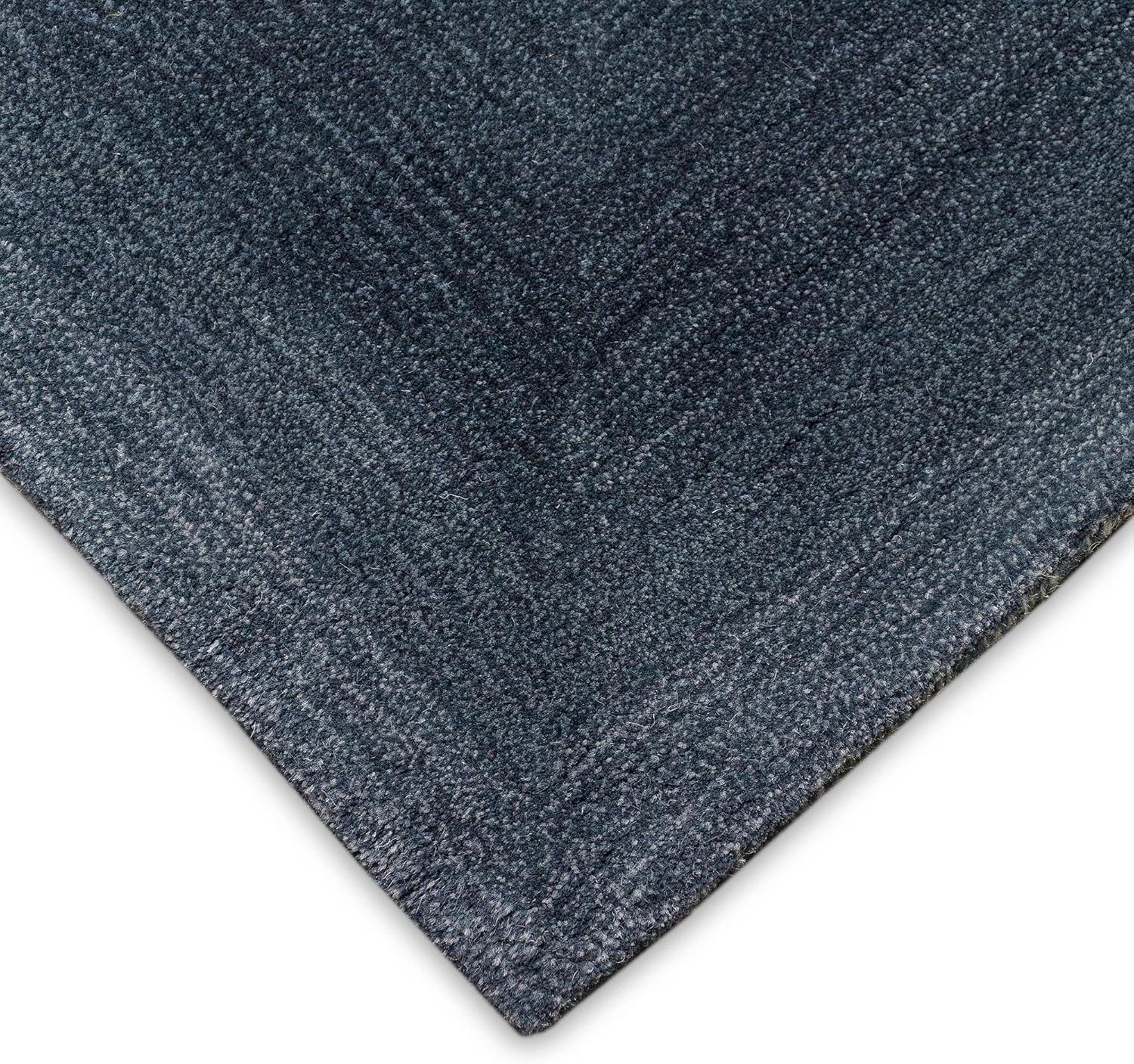 Liora Manne Tivoli – Alfombra de felpa cómoda de lana para interiores, hecha a mano, contemporánea, color degradado, acento casual (borde de sombra