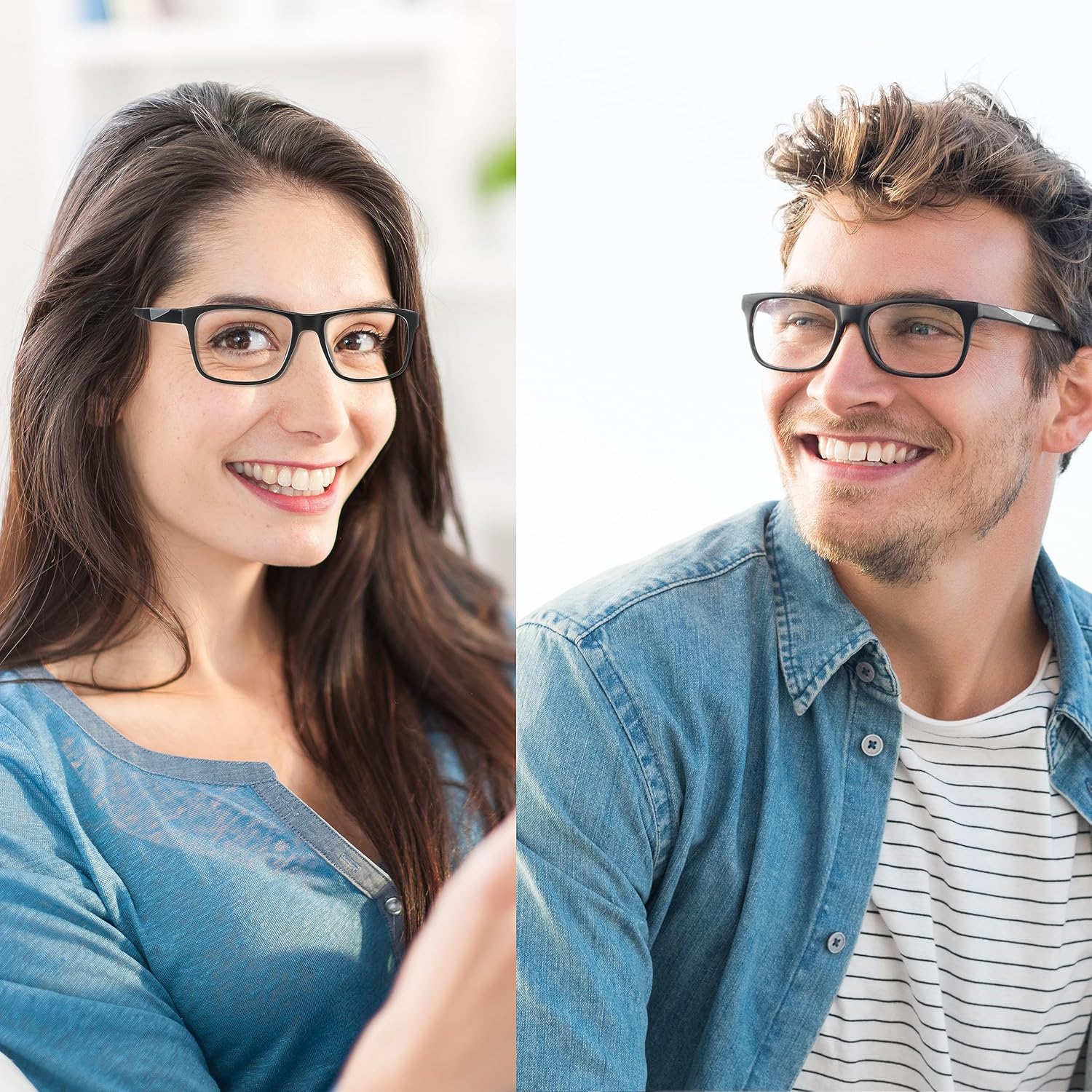 Distance Nearsighted Glasses For Men Women Near Sighted Vision Driving Farsighted Blue Light Computer Eyeglasses