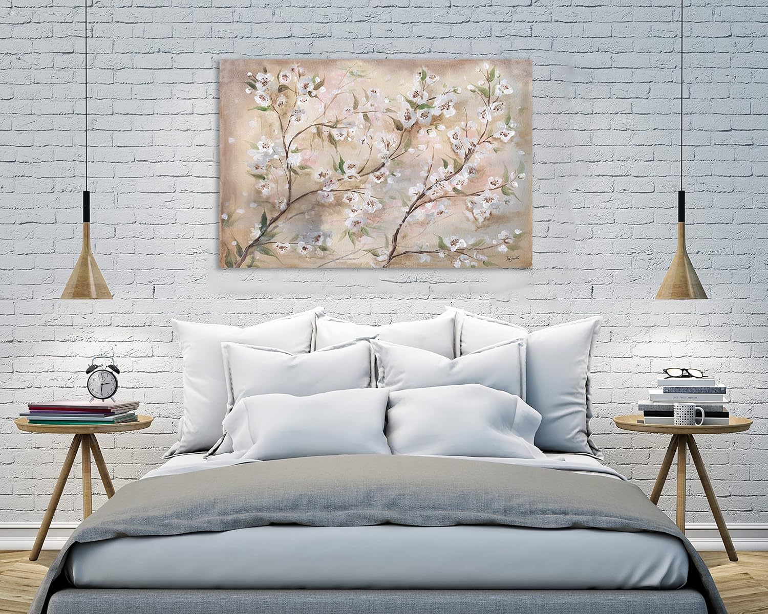 Jaxson Rea Tre Sorelle Studios – Lienzo envuelto en galería Cherry Blossoms III, 24 x 16 pulgadas