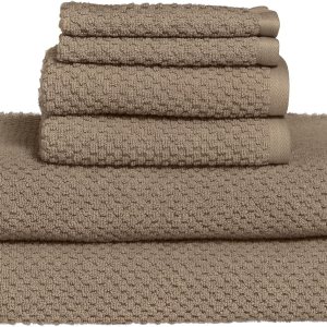 Dwell Studio Wicker Park – Juego de 6 toallas de 100 % algodón ultra suave, 2 toallas de baño, 2 toallas de mano, 2 toallas pequeñas, algodón de Dwell Studio Wicker Park – Juego de 6 toallas de 100 % algodón ultra suave, 2 toallas de baño, 2 toallas de mano, 2 toallas pequeñas, algodón de
