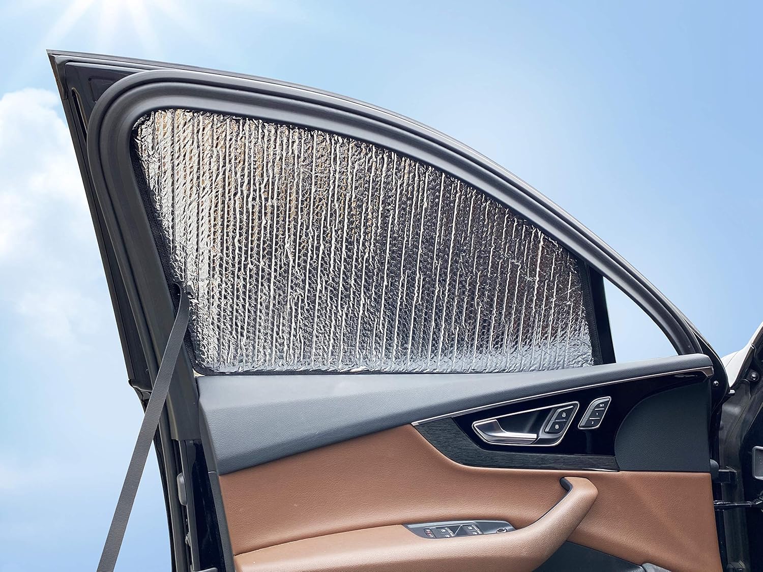 YelloPro – Parasol para asiento delantero para ventana lateral (juego de 2) ajuste personalizado para Chevrolet Bolt EUV 2022 2023 (no para modelo