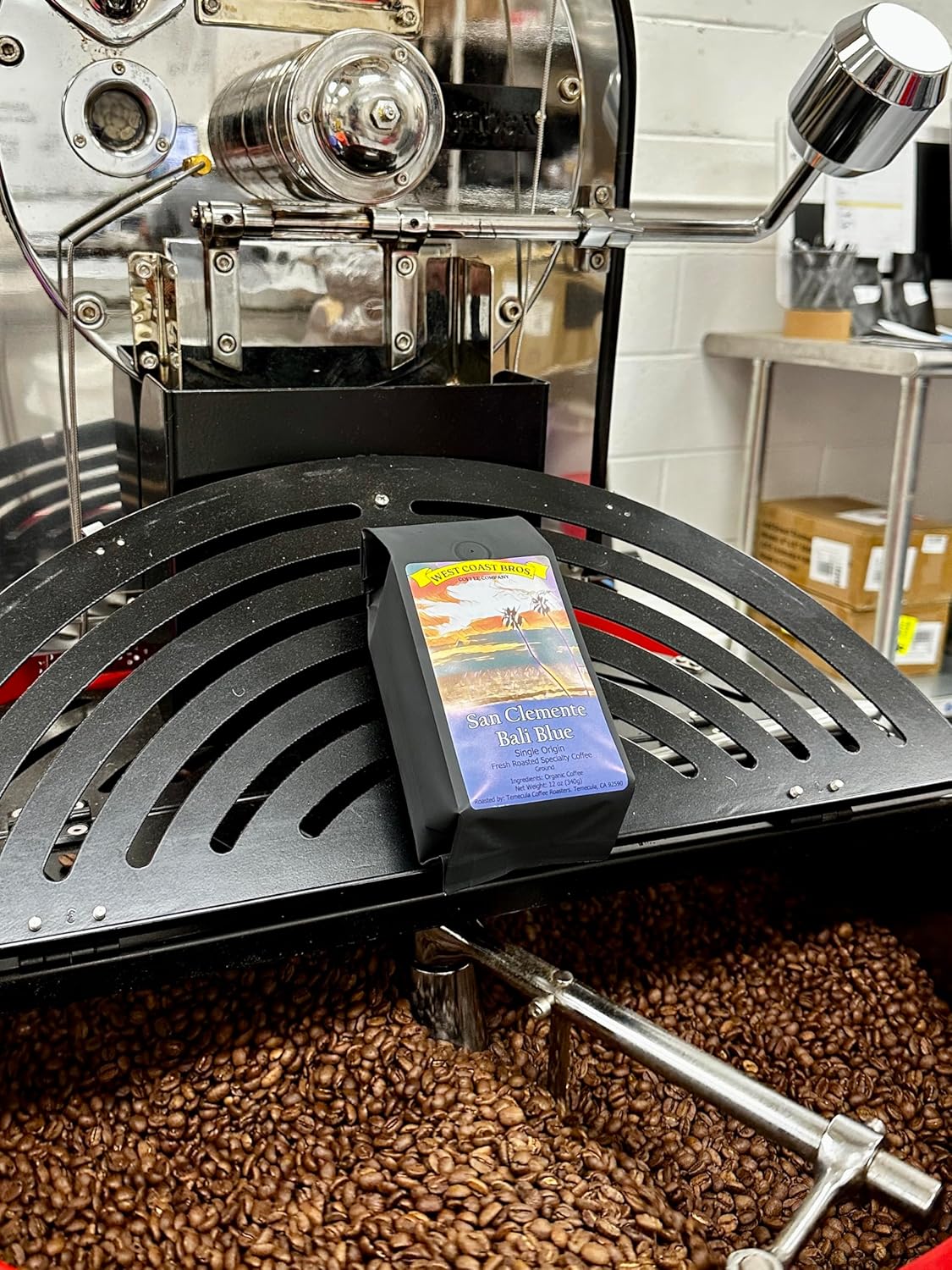 **Tostado a pedido*** West Coast Bros. Coffee Company de café especial tostado fresco de origen único azul Bali Blue de origen único mediooscuro