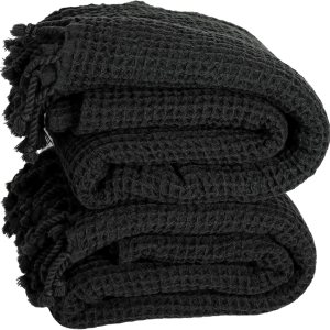 PÜSKÜL – Toallas de baño y playa finas de calidad suave, 67 x 33 pulgadas, paquete de 2 unidades (negro) PÜSKÜL – Toallas de baño y playa finas de calidad suave, 67 x 33 pulgadas, paquete de 2 unidades (negro)