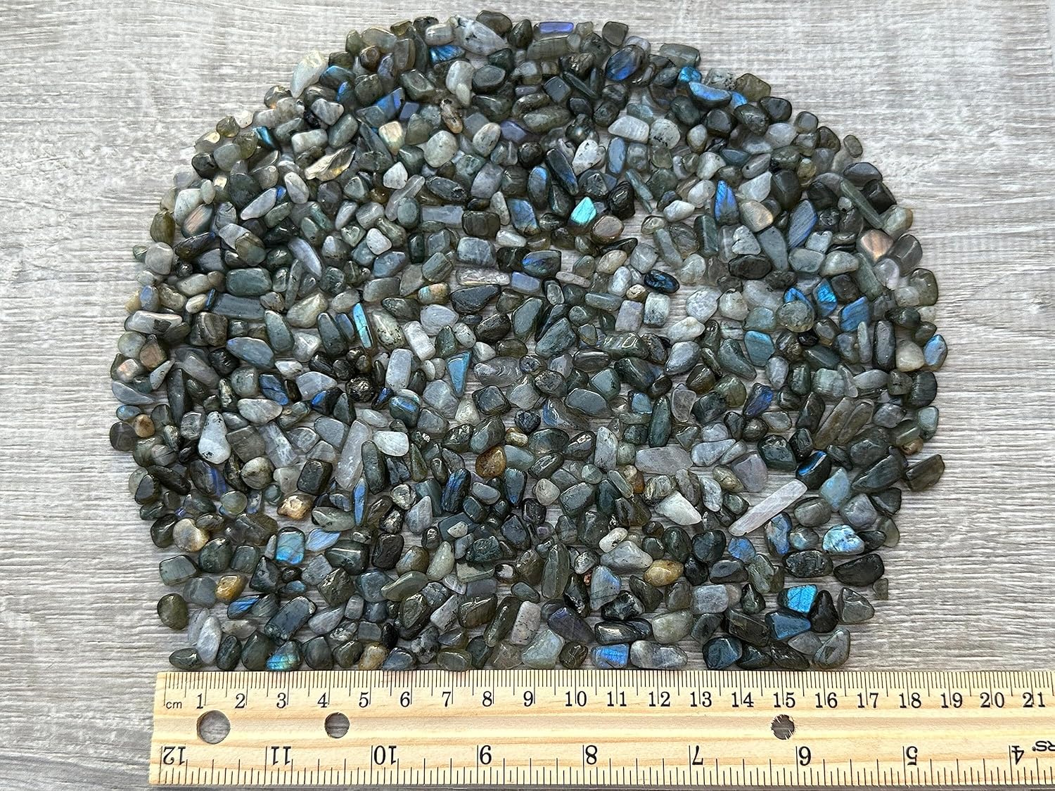 GAF TREASURES Chips de piedras preciosas semi pulidas naturales al por mayor, mini cristales triturados, formas irregulares, chips de cristal sin