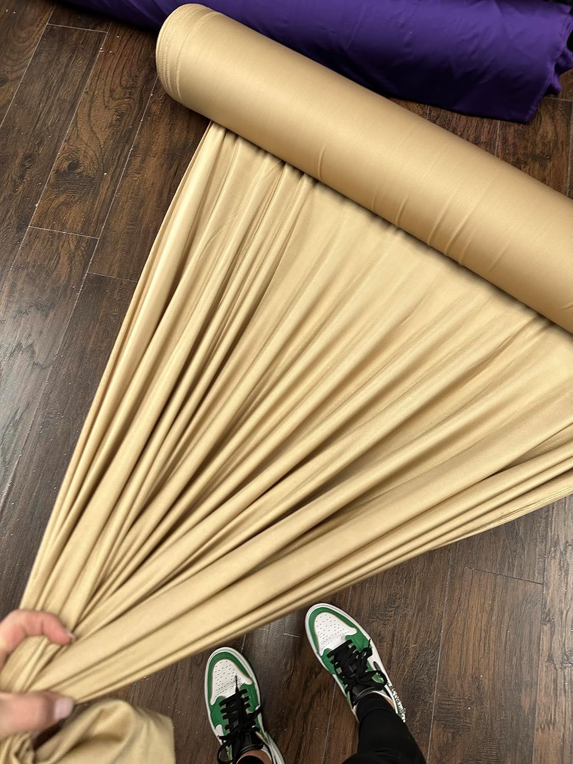 Tela de nailon y elastano para yoga de alta calidad, tela elástica en 4 direcciones ultrasuave y elástica, perfecta para ropa deportiva y tela de