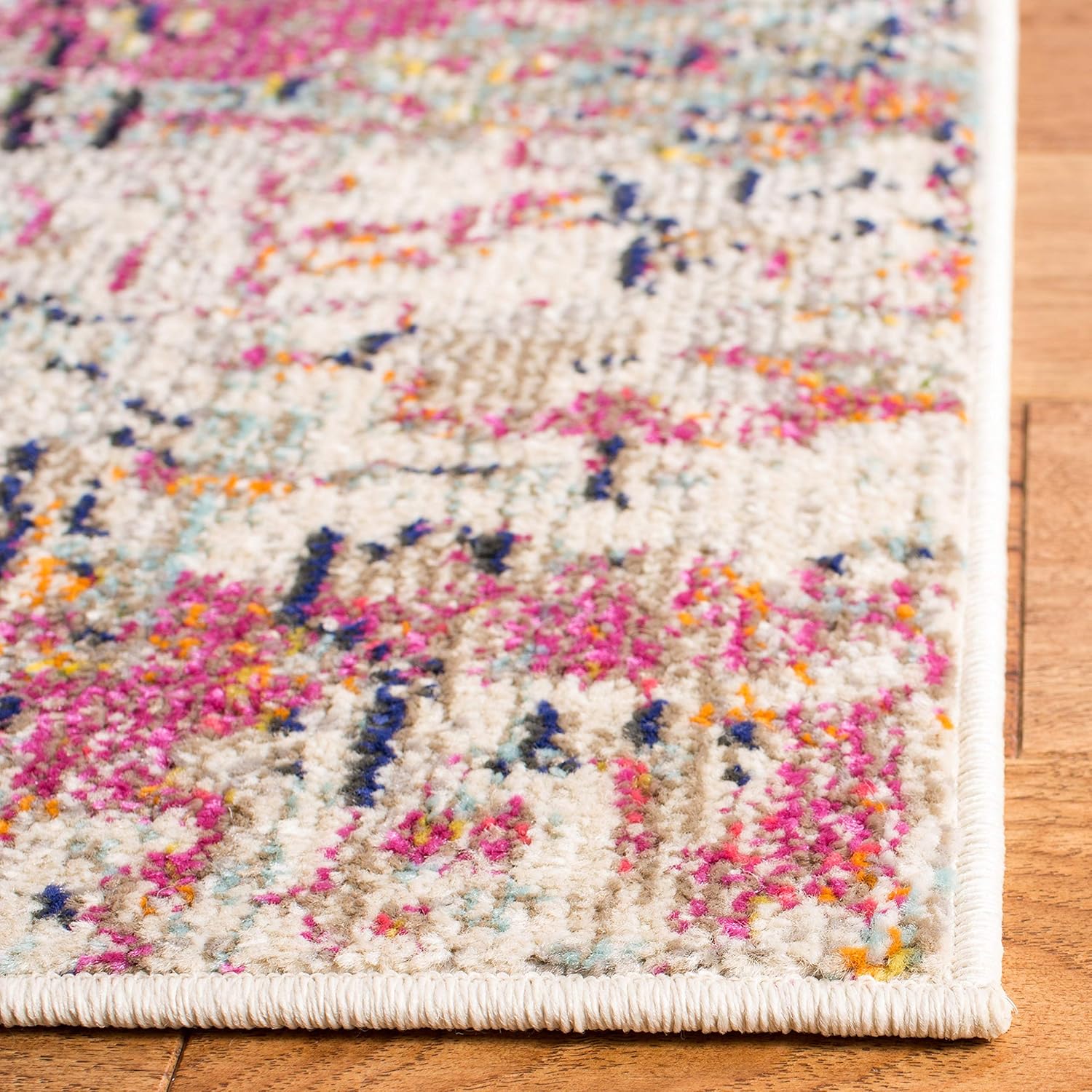 SAFAVIEH Colección Madison MAD460A – Alfombra con diseño abstracto moderno, no desprende pelusa, de fácil cuidado, para zonas de alto tráfico en