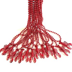 24 cuentas de cangrejo de cangrejo Mardi Gras, cuentas de langosta para desfiles, suministros de fiesta de vacaciones, decoraciones 24 cuentas de cangrejo de cangrejo Mardi Gras, cuentas de langosta para desfiles, suministros de fiesta de vacaciones, decoraciones