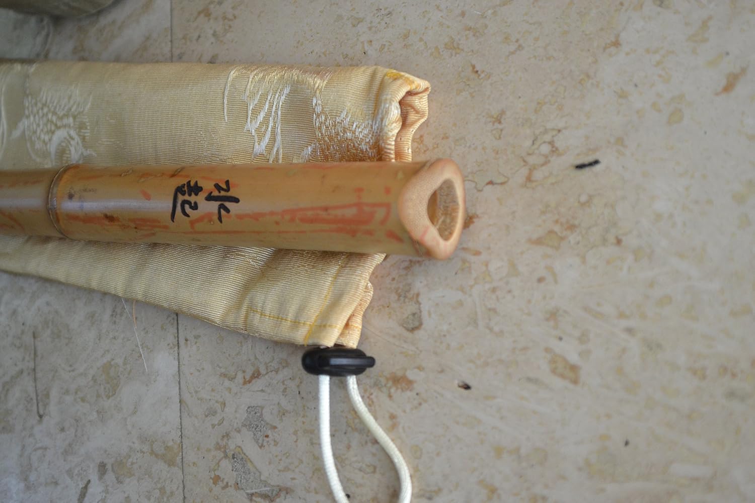 8 Agujero Shakuhachi Dongxiao Flauta de bambú F Key Zen Instrumento w boquilla tipo shakuhachi