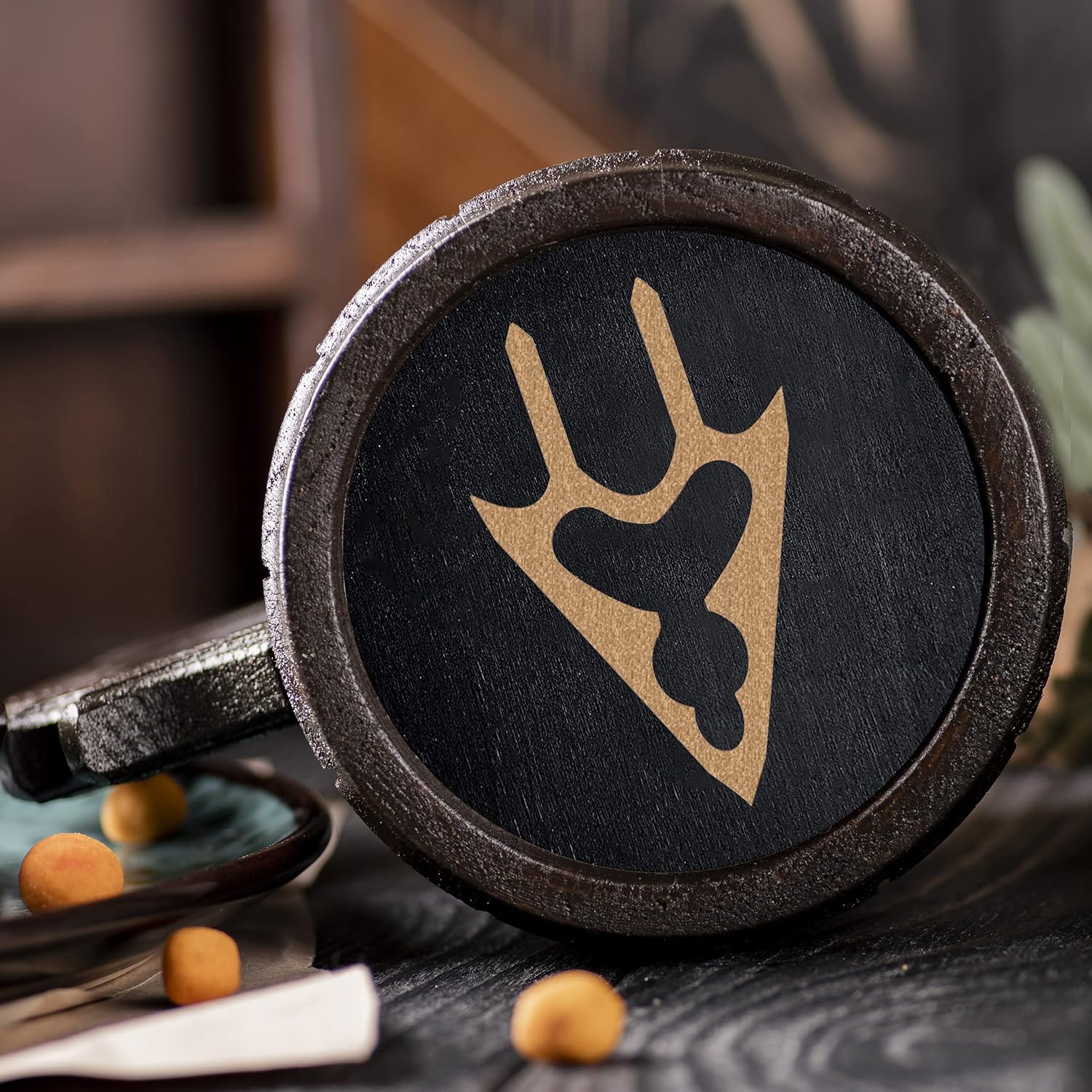 ffxiv – Taza de madera con diseño de dragón. Regalo para jugadores. Jarro de cerveza de madera personalizada. Regalo personalizado para él, regalo