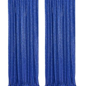 Cortina tipo telón de lentejuelas azul real con purpurina de 8 x 10 pies para fiestas, cumpleaños, bodas, fotografía, decoración del hogar, no se Cortina tipo telón de lentejuelas azul real con purpurina de 8 x 10 pies para fiestas, cumpleaños, bodas, fotografía, decoración del hogar, no se