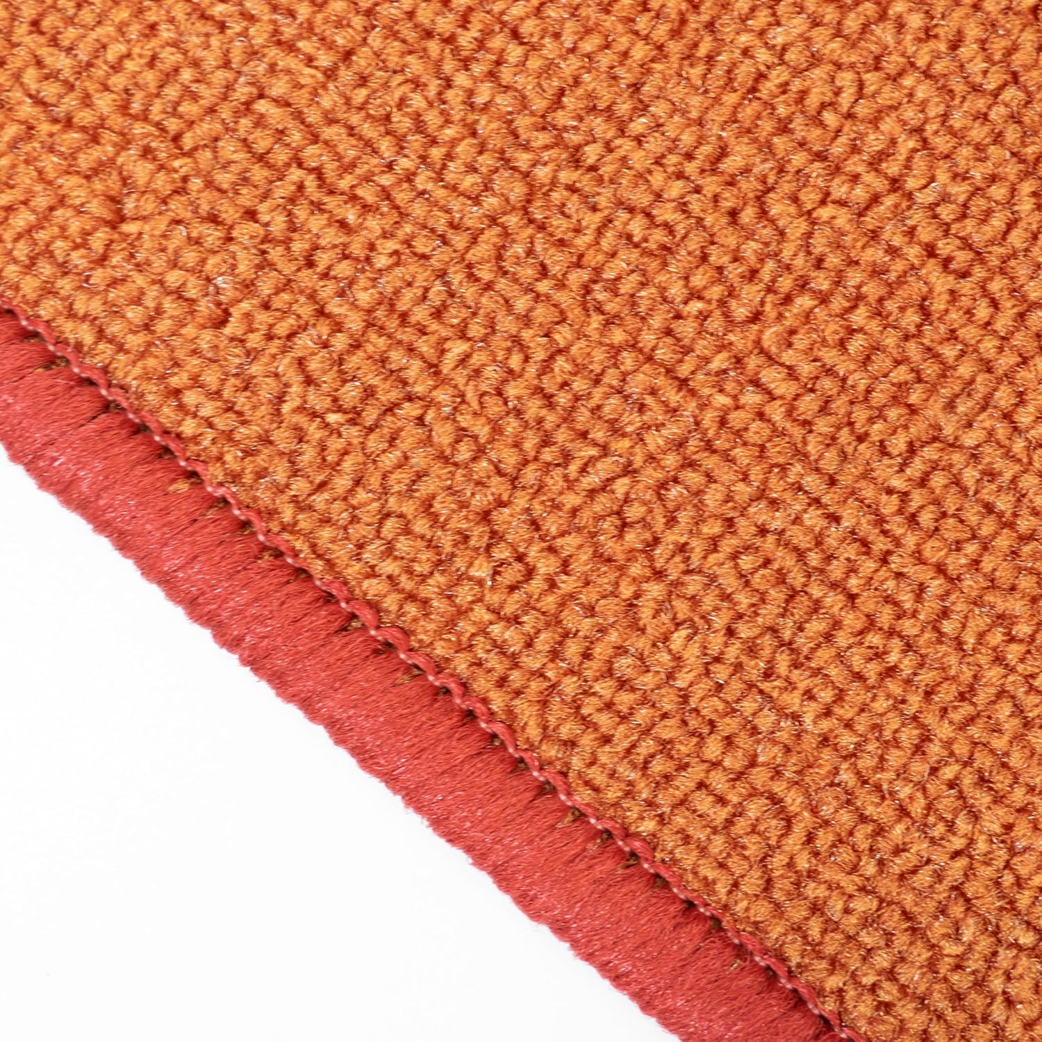 Alfombra de pasillo de tamaño personalizado, color naranja quemado sólido (19 pies de largo x 36 pulgadas de ancho) hecha a pedido alfombra de goma
