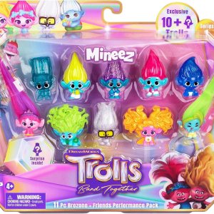 Trolls DreamWorks Band Together Mineez – Paquete de 11 piezas de Brozone + Friends, 11 figuras coleccionables de Mineez de 1.5 pulgadas y 1 accesorio Trolls DreamWorks Band Together Mineez – Paquete de 11 piezas de Brozone + Friends, 11 figuras coleccionables de Mineez de 1.5 pulgadas y 1 accesorio