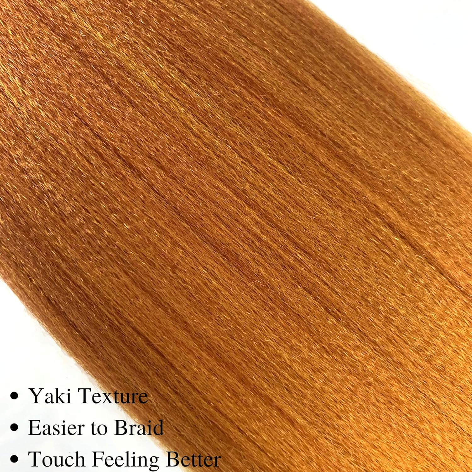 Gozill Ginger Golden Ombre – Cabello trenzado preestirado Kanekalon preestirado, pelo trenzado micro Ez trenzado, hipoalergénico, extensiones de