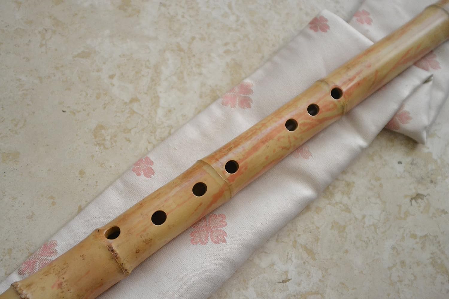 Flauta de bambú de 8 agujeros Shakuhachi Dongxiao CF Key Zen Instrumento