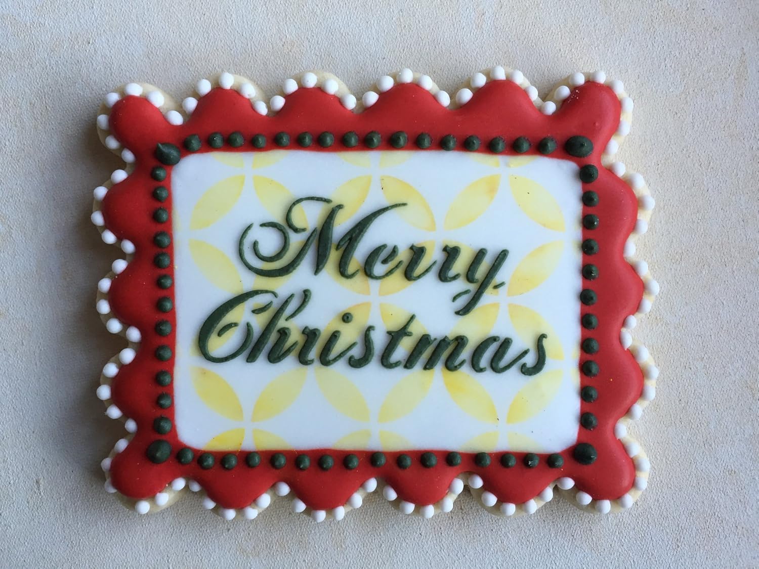 Plantilla de galletas y manualidades de Feliz Navidad de Designer Stencils