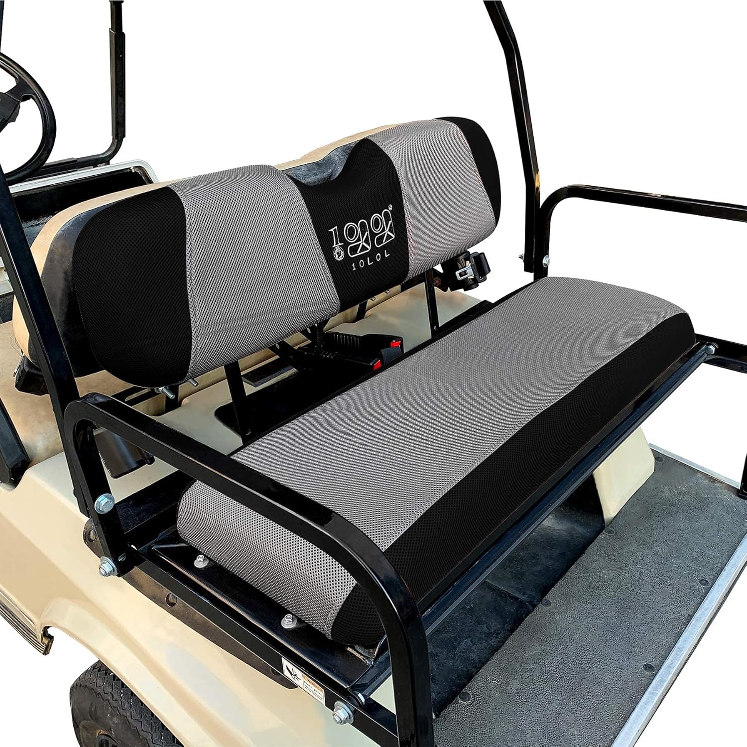 Juego de fundas de asiento delantero y trasero para carrito de golf para Club Car DS y EZGO RXV TXT, viste tu viejo asiento de carrito de golf –