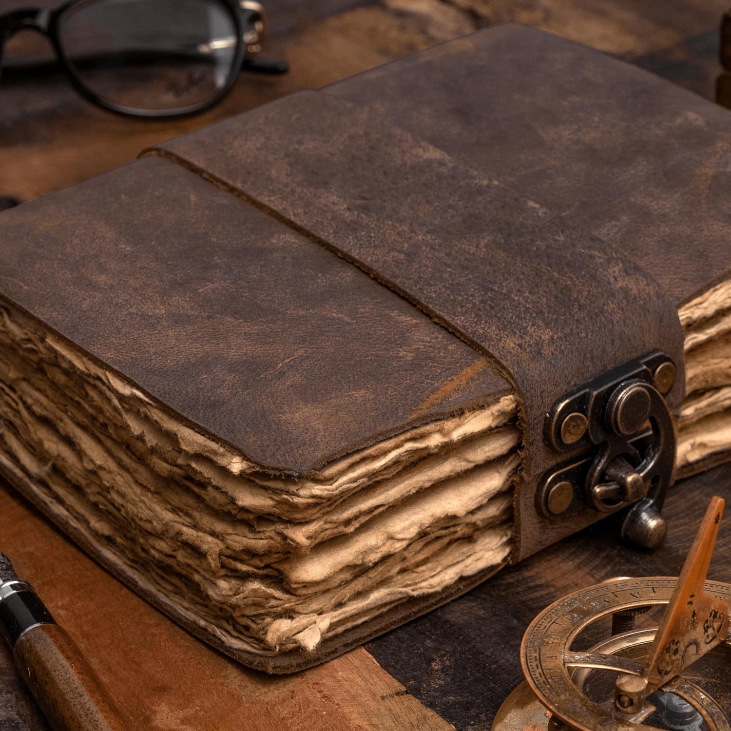 NomadCraftsCo. Diario de cinturón de bloqueo