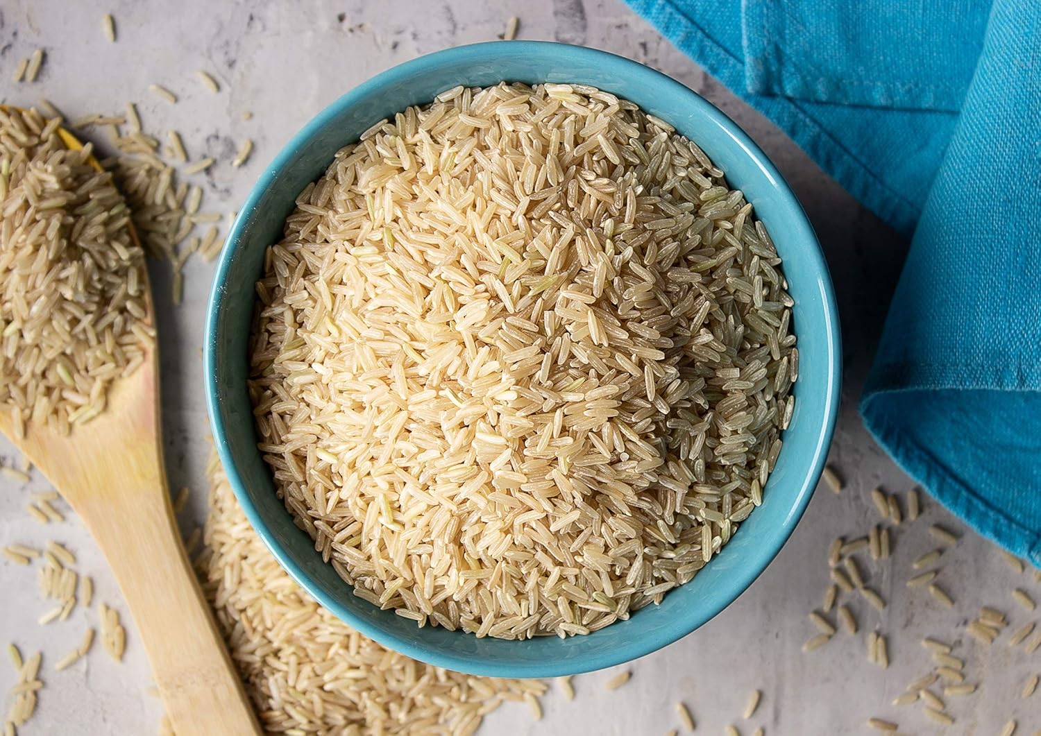 Arroz orgánico de jazmín marrón, 3 libras, sin OMG, arroz tailandés de grano entero, variedad de arroz de grano largo, no irradiado, kosher, vegano,