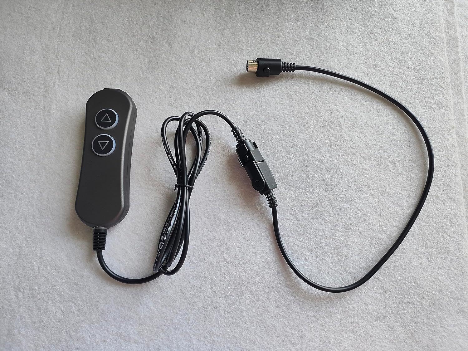 Silla elevadora reclinable eléctrica de repuesto de 2 botones y 5 clavijas MLSK111-A1 Control de mano con control remoto con USB y retroiluminación