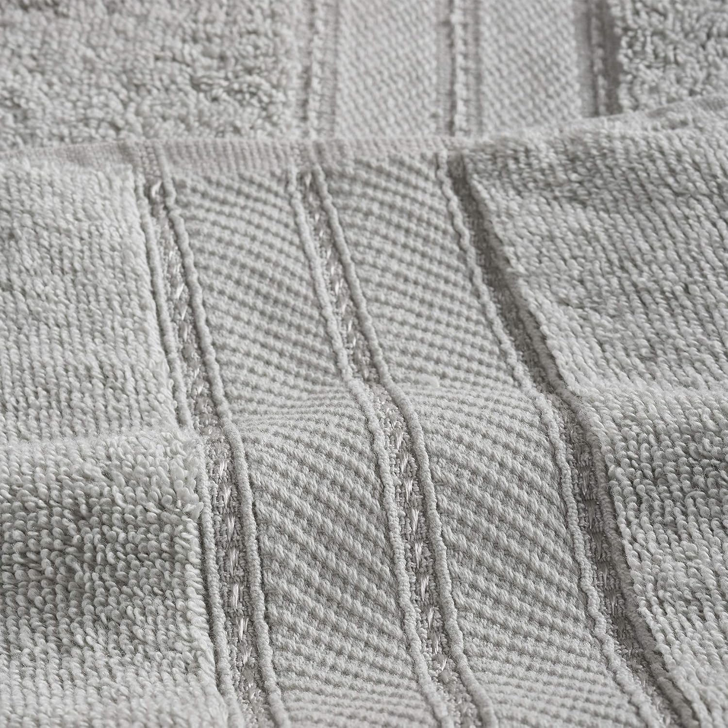 Modern Threads – Spun Loft Juego de toallas de 100% algodón peinado de 18 piezas, toallas de baño, toallas de mano y paños – Superabsorbentes y de