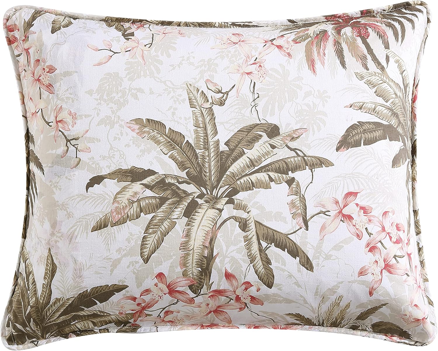Tommy Bahama – Juego de sofá cama, ropa de cama de algodón con fundas de almohada y fundas de almohada a juego, decoración ligera para el hogar para