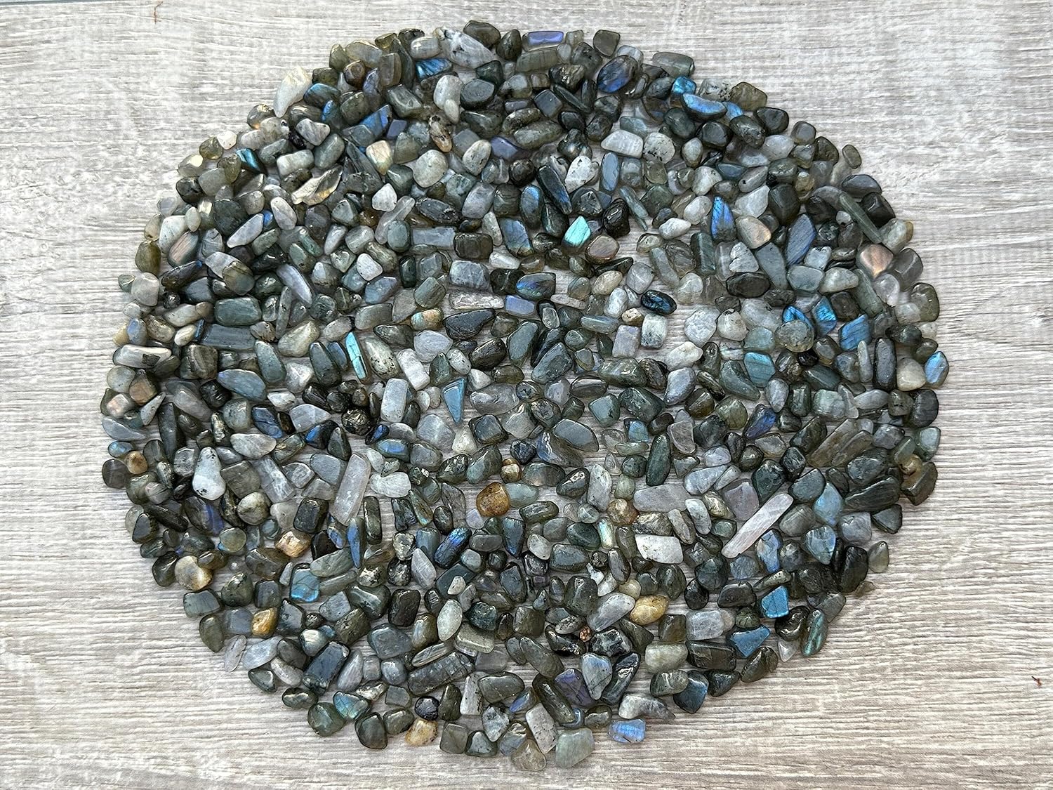GAF TREASURES Chips de piedras preciosas semi pulidas naturales al por mayor, mini cristales triturados, formas irregulares, chips de cristal sin