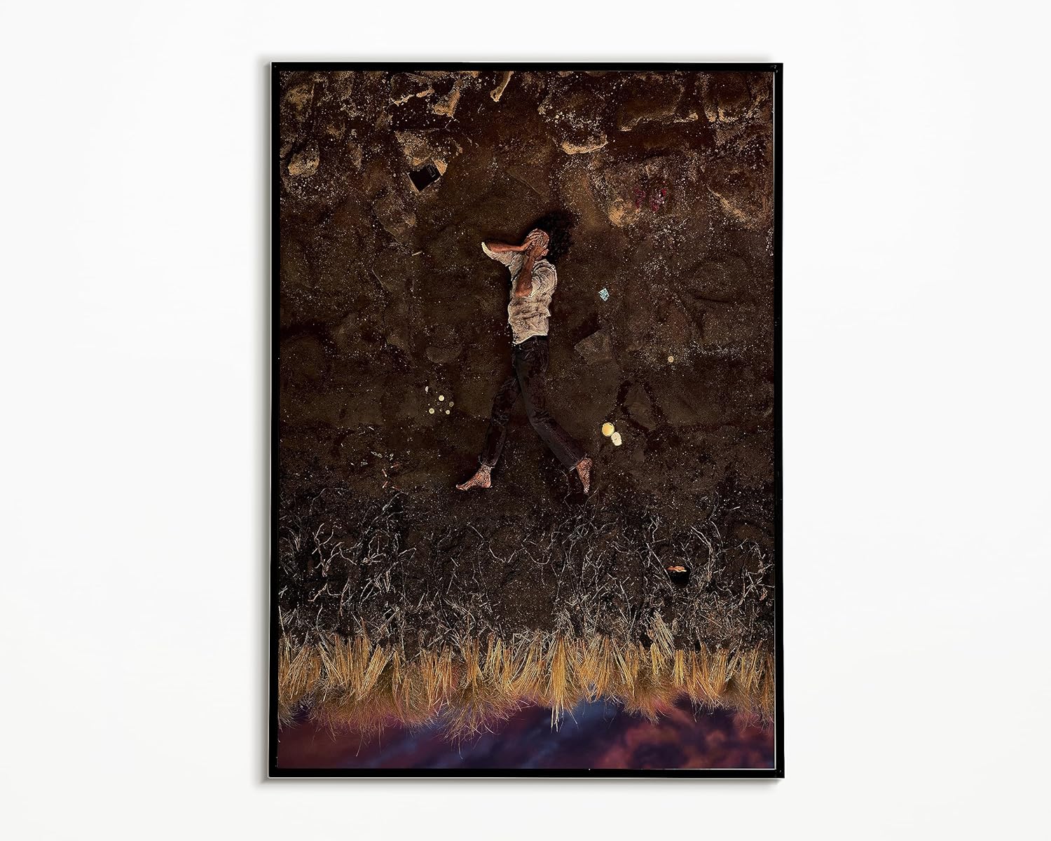 Hozier poster, Hozier Unreal Unearth album poster, Hozier print, Rock posters, Rock music wall art, Music room decor (16×20 inches)