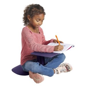 ECR4Kids – Escritorio portátil The Surf en piernas, asiento flexible, berenjena, 10 unidades ECR4Kids – Escritorio portátil The Surf en piernas, asiento flexible, berenjena, 10 unidades