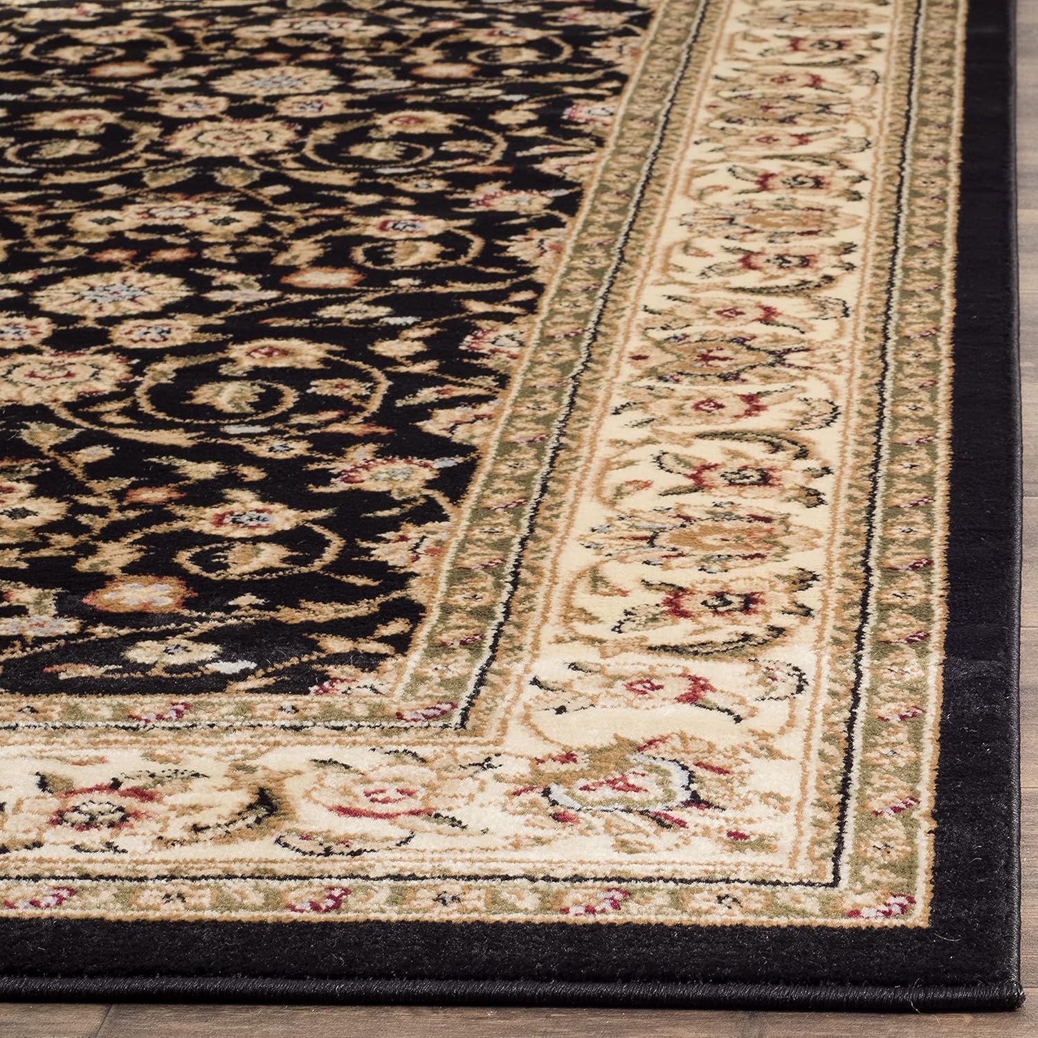SAFAVIEH Lyndhurst Collection LNH316B – Alfombra cuadrada de 8 pies, diseño tradicional oriental que no desprende pelusa, para sala de estar,