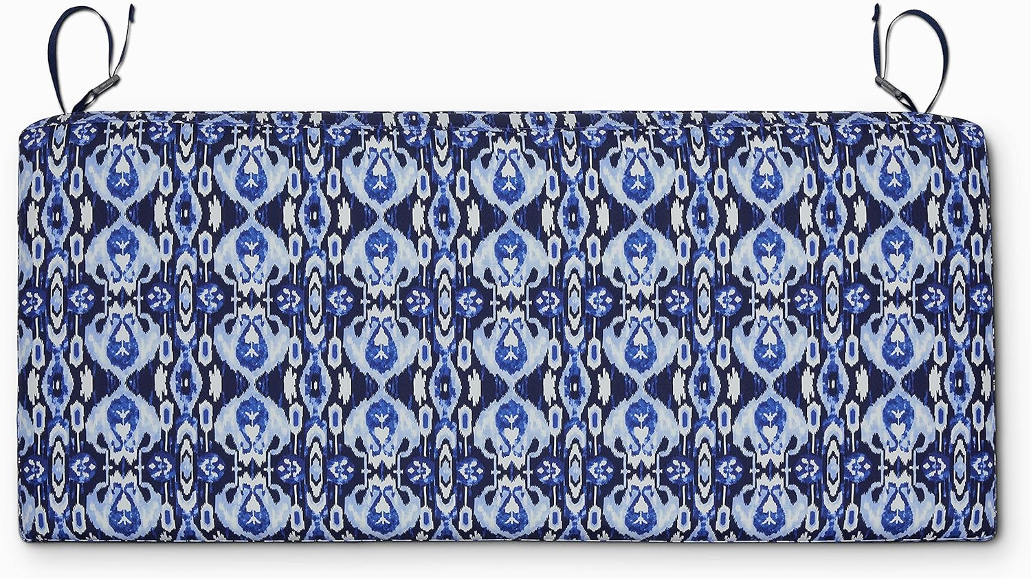 Classic Accessories Vera Bradley by Classic Accessories – Cojín para banco de patio, resistente al agua, 54 x 18 x 3 pulgadas, Ikat Island, cojines