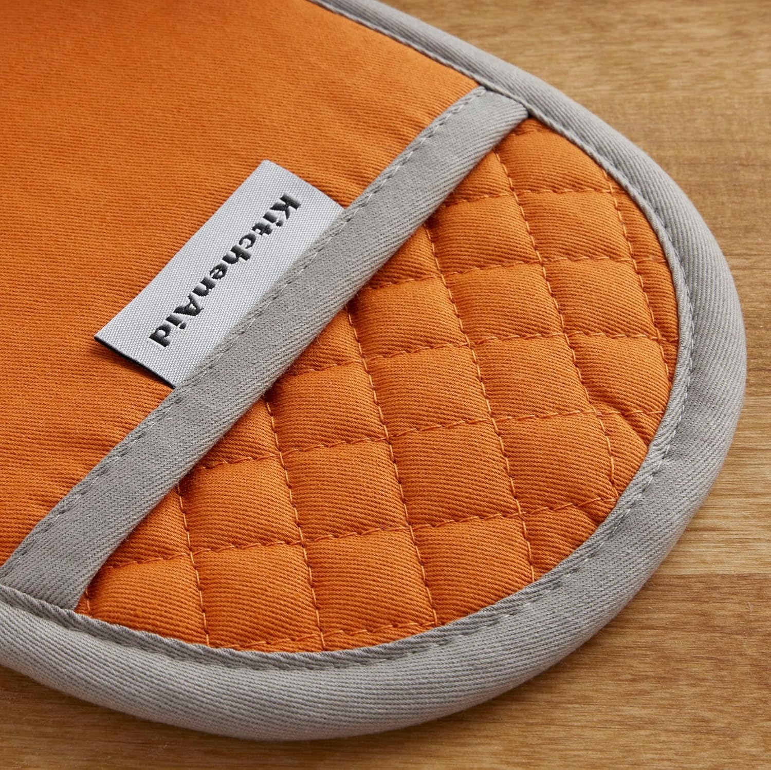 KitchenAid – Manopla de cocina de algodón Asteroid, naranja miel