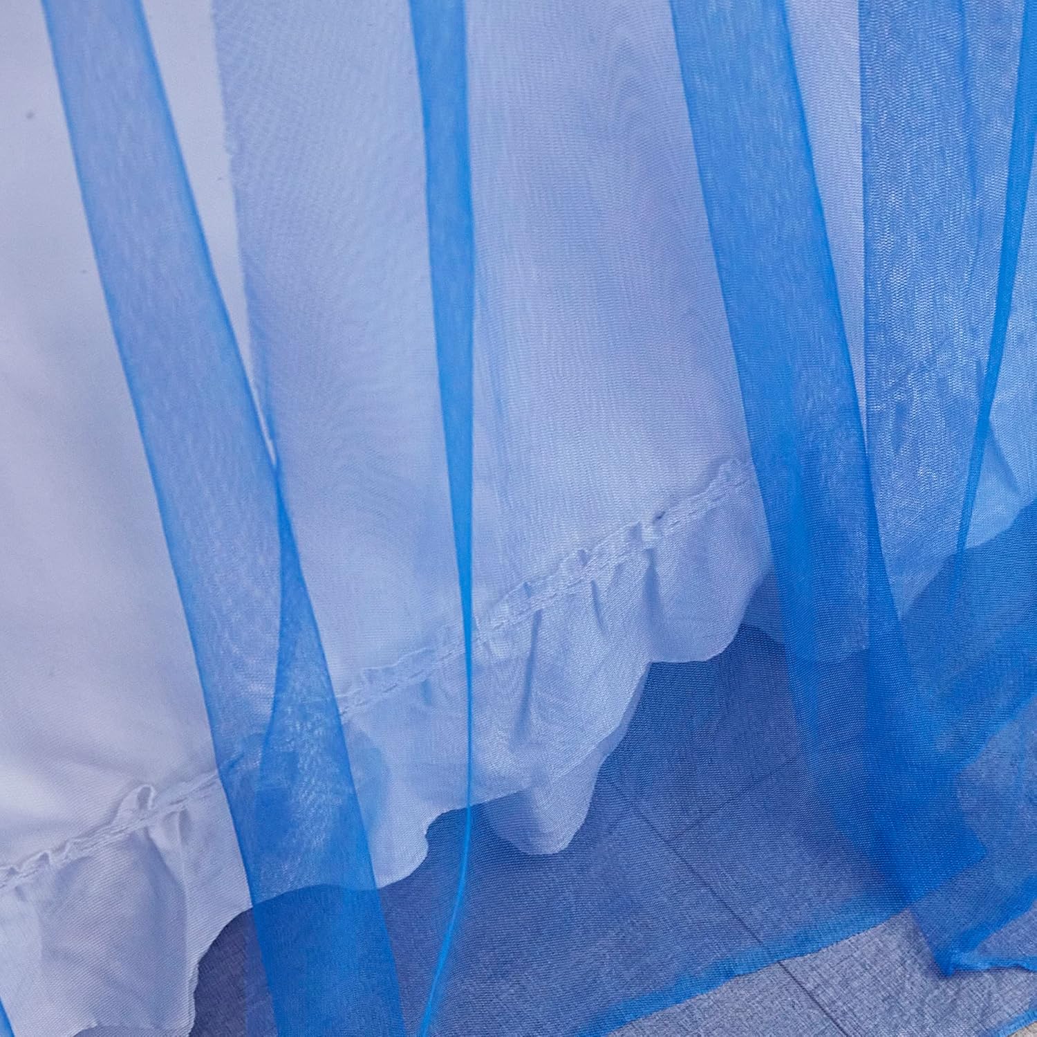 Mengersi Mosquitera para cama, cortinas de cama con dosel, cortinas de cama elegantes, cortinas de malla para decoración de dormitorio (azul, King)