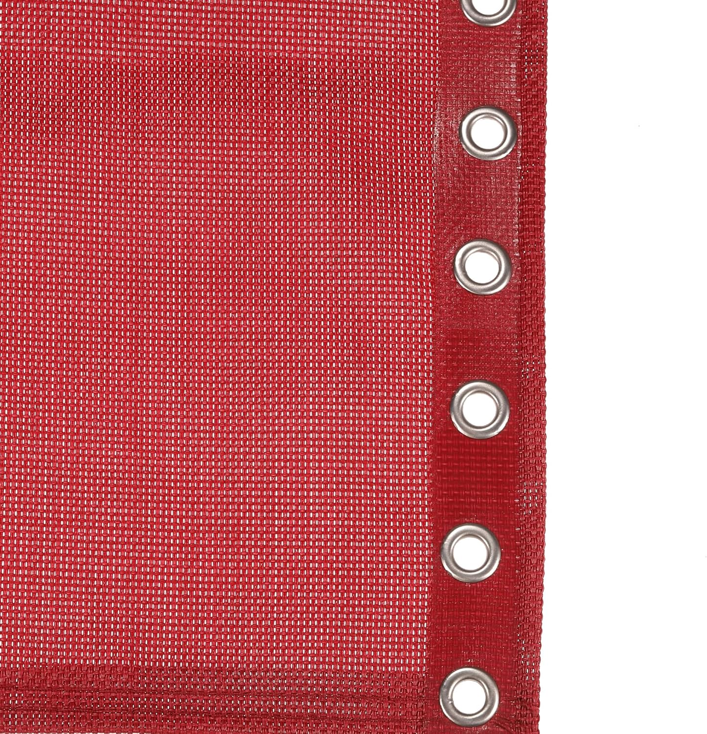 PATIKIL Tela de repuesto para silla de gravedad, tela antigravedad, kit de herramientas de reparación con cordón para patio al aire libre, color rojo