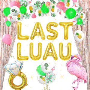 JeVenis 13 globos tropicales de despedida de soltera de Luau, decoraciones de despedida de soltera hawaiana, decoración de despedida de soltera JeVenis 13 globos tropicales de despedida de soltera de Luau, decoraciones de despedida de soltera hawaiana, decoración de despedida de soltera